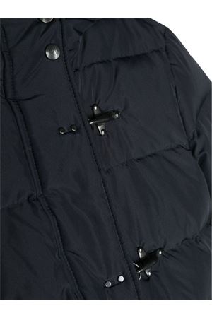 Navy blue 3 Ganci hooded down jacket FAY KIDS | FT2P00N0041620